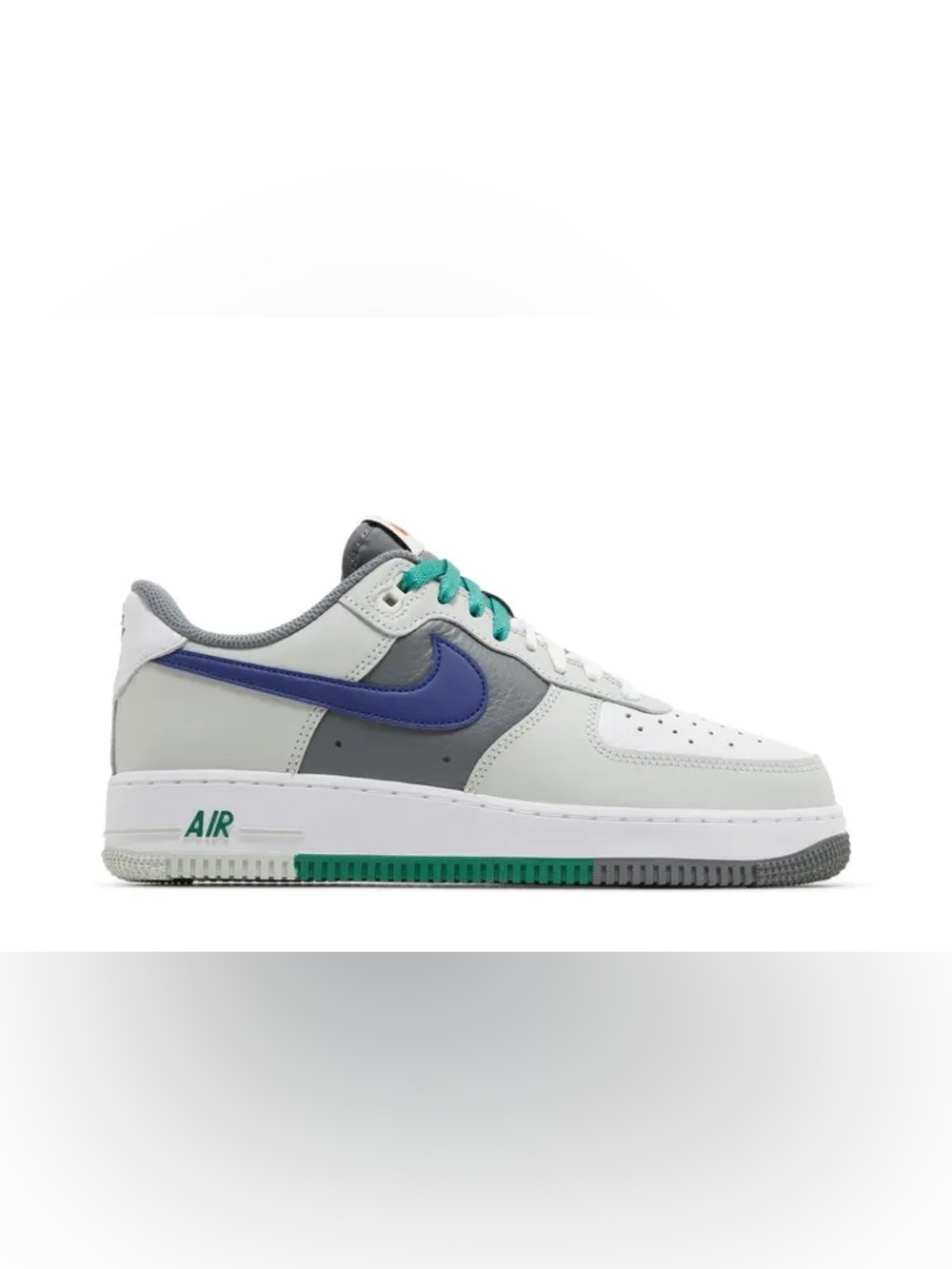 Kids Nike Air Force 1 '07 LV8 'Split - Light Silver Deep Royal